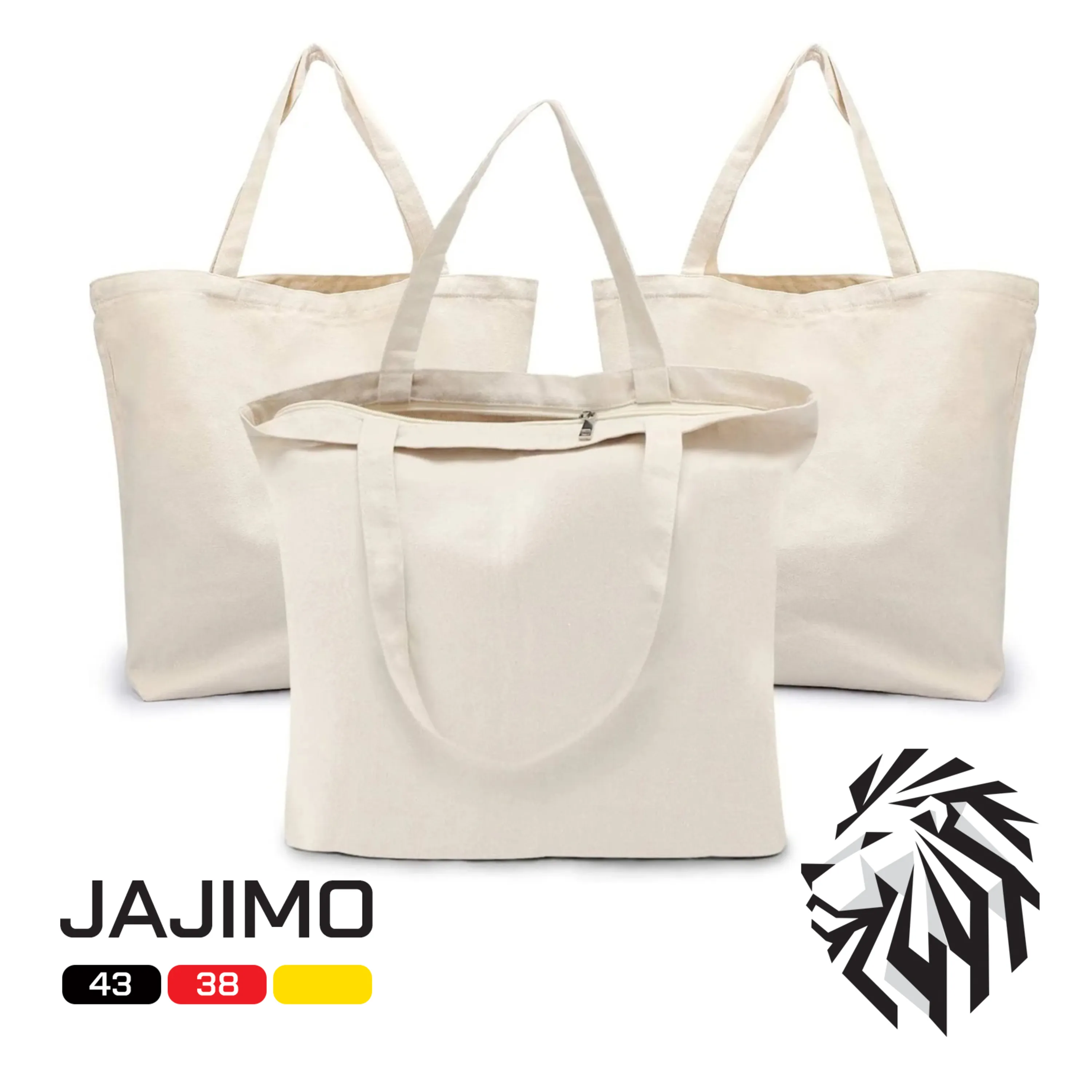 ساک پارچه ای ضخیم زیپ دار