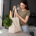 توت بگ پارچه ای ضخیم زیپ دار و دسته رودوشی ECO