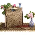 ساک هدیه قلمکار دسته چوبی - 40 سانتیمتری