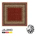 رومیزی قلمکار مربعی زرشکی - 100×100 سانتیمتر