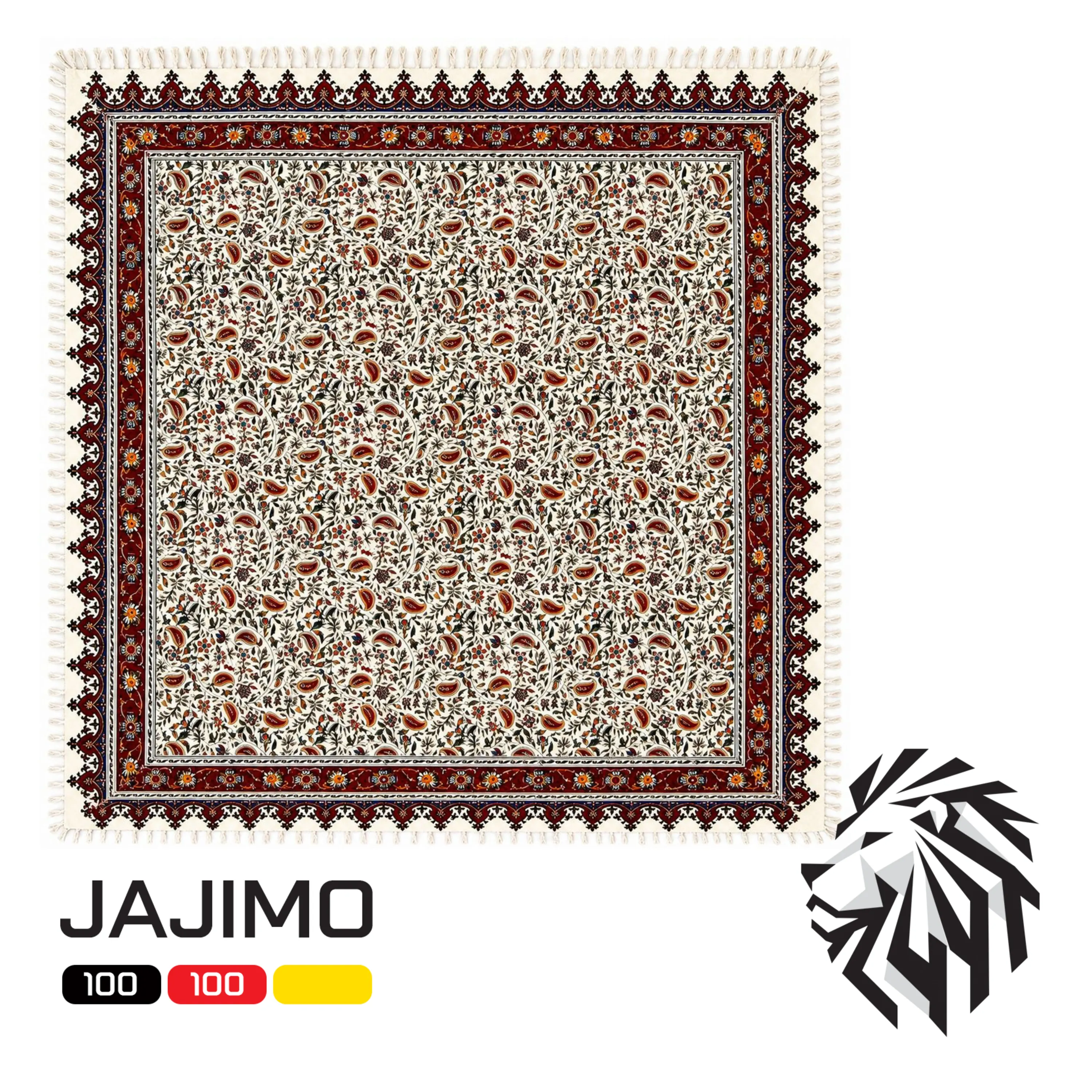 سفره قلمکار سنتی - 100×100 سانتیمتر